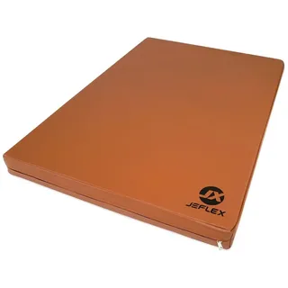 JEFlex Turnmatte 100 x 70 x 8 cm Fitness braun Weichbodenmatte Jeflex braun 100 CM