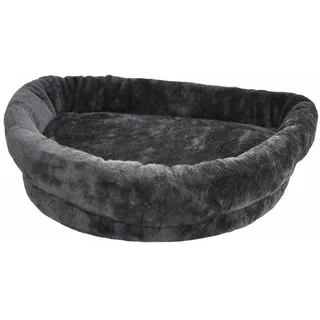 nanook shop nanook Fenster Liegeplatz Liegemulde Fensterliege für große Katzen - Liegekissen - gepolstert - XXL 60 x 45 x 13 cm grau