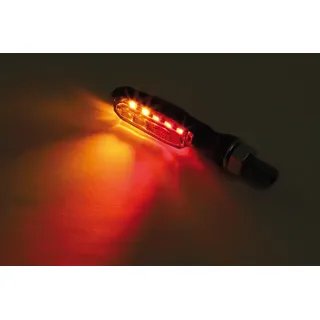 Highsider LED Rück-, Bremslicht, Blinker schwarz,