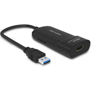 WAVLINK USB 3.0 auf HDMI Adapter, externe Videokarte 2048×1152 | Audioanschluss, Slim Design, für Mac und Windows, Kompatibel mit neuen MacBook Neo