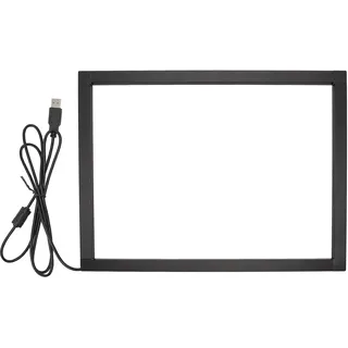 Infrarot Touch Frame Overlay Rahmen mit USB Schnittstelle, Interaktiver Plug and Play IR Touch Rahmen für Touch Whiteboards, Digital Signage Kioske, Intelligente Automatische