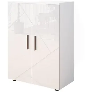 Vicco Midischrank Irma Weiß Hochglanz, 60 x 81 cm B: H: