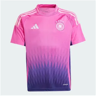 Adidas Deutschland Trikot 2024 Kids Auswärtstrikot Semi Lucid Fuchsia / Team Colleg Purple 140