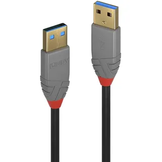 Lindy USB-A 2 m Schwarz
