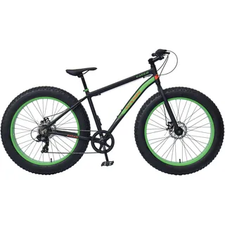 WYNN Fatbike WYNN "FAT2.0" Gr. 46, schwarz (schwarz, schwarz), Fahrräder, 46cm, 26 Zoll (66,04cm),