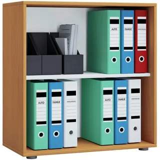 VCM Lona Aktenregal 70 x 40 x 74 cm braun