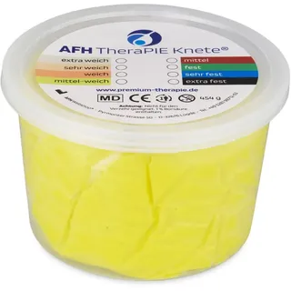 AFH TheraPIE Knete® | 454 Gramm (1 Pound) | Therapie Knetmasse | Stärke Widerstand: mittel-weich (gelb)