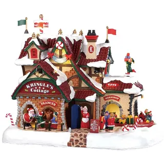 Lemax 95462-UK Santa's Wonderland Sights & Kringle's Cottage