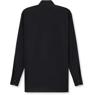 Olymp Businesshemd OLYMP "OLYMP Luxor, comfort fit, New Kent", Herren, Gr. 49, Normaler Arm, schwarz, 100% Baumwolle, Hemden