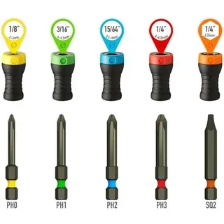 SET 10 MAGNET DRIVER® jede Aufgabe mit dieser Stellschraube 10. Enthält 5 magnetdriver und 5 Punkte