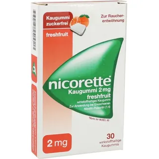Nicorette Freshfruit 2 mg Kaugummi 30 St.