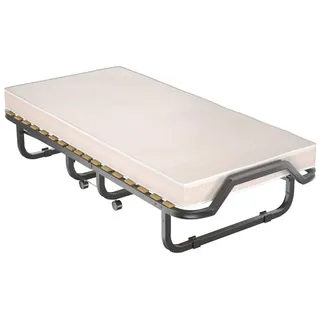 komfotteu Gästebett Klappbett 90 x 200 cm beige