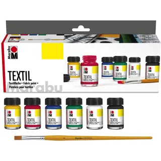 Marabu Textilfarbe Starter Set 7 St.