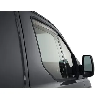 Vordere Windabweiser (1 Set) für die Fahrer und Beifahrerseite-CLK0046092K passend für Ford Transit Custom TYP FAC, FCC, 2-Door, 2013- KLARES Material