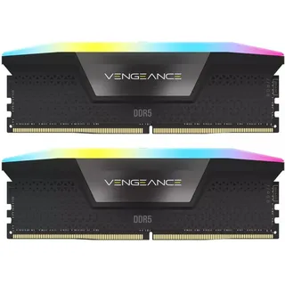 Corsair Vengeance RGB DDR5-6000 32GB Kit (2x16GB) CL36 Schwarz CMH32GX5M2E6000C36