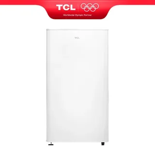 TCL Kleiner Kühlschrank 90L mit Gefrierfach, Kompakt für Wohnheim, Schlafzimmer & Büro, Verstellbare Füße & Ablageböden [Energieeffizienzklasse E] RF120DWE0