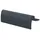 Glasfalzgriff Aluminium grau