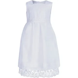 happy girls Kleid mit Spitzenbesatz, Weiss, 98