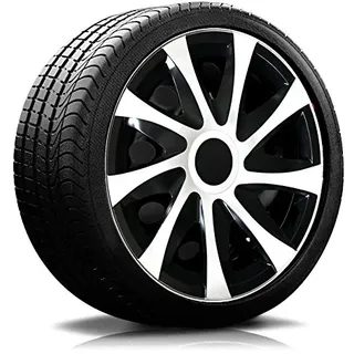 16 Zoll RKK04 Multi-Color Line (Schwarz-Weiss) Radkappen/Radzierblenden 4 Stück