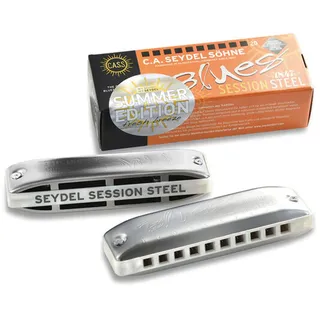 Seydel Blues Session Steel Summer Edition 2026 Bb - Richter-Mundharmonika