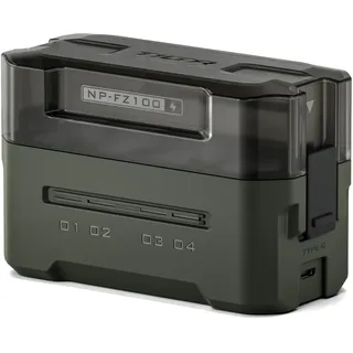 Tilta portable Ladestation grün für NP-FZ100 (4 Kanäle)