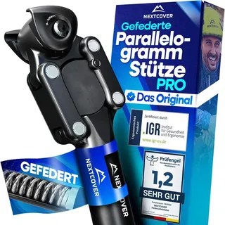 Nextcover Sattelstütze NEXTCOVER® Sattelstütze gefedert mit 27.2/30.9/31.6mm Durchmesser 30.9mm