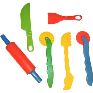 GOWI Knete Knetwerkzeug Set 6