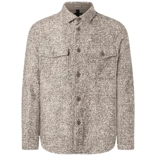 Maerz Muenchen Herren Overshirt beige Wolle-Seide meliert, beige, Herbst/Winter 2025/2026