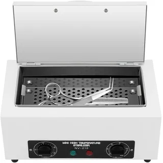DSYOGX Heißluftsterilisator, 300W Autoklav Sterilisator Schrank Hochtemperatur Sterilisation mit Timer 0-60min Trockene für Schönheitssalons, Nagelstudios, Pediküre, Friseurläden