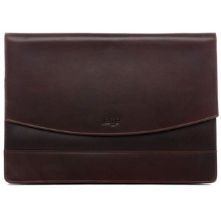 FERGÉ Businesstasche echt Leder Organizer groß Ledertasche braun-A4 TODD, Schreibmappe Echtleder für Damen & Herren, Organizer braun braun