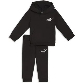 Puma "Minicats French Terry Loungewear-Set Kinder", Mädchen, Gr. 80, schwarz, Obermaterial: 68% Baumwolle, 32% Polyester. Kapuzenfutter: 100% Baumwolle. Rippe: 97% Baumwolle, 3% Elasthan, Sportanzüge Jogginganzug