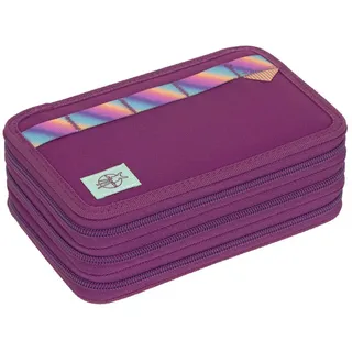 Lässig Federmäppchen Unique School Triple Pencil Case Slim Lilac
