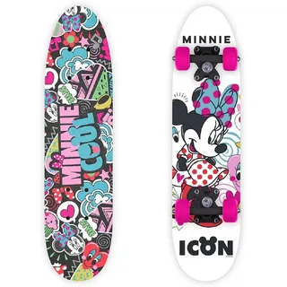 Seven Skateboard 24 Zoll Minnie Mouse schwarz|rosa 24"