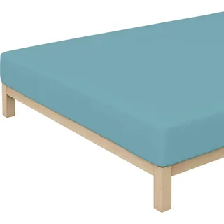 Baumwolle 180 x 200 - 200 x 220 cm petrol mid