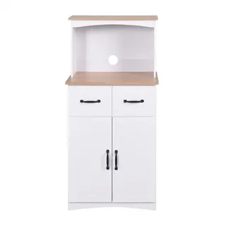 Hti-Living Küchenschrank Landhausstil 60 x 120 x 40 cm Weiß