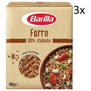Barilla Farro 100% italienisch Dinkel Lecker, gesund Mittelmeerküche 400g