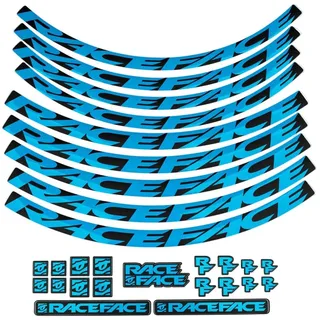 Race Face Decal Set, large, red