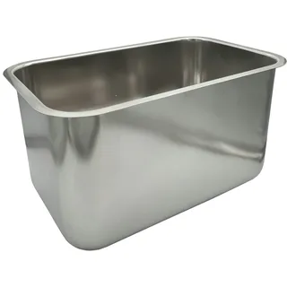 ich-zapfe Spülbecken Gastronorm aus Edelstahl - Silber