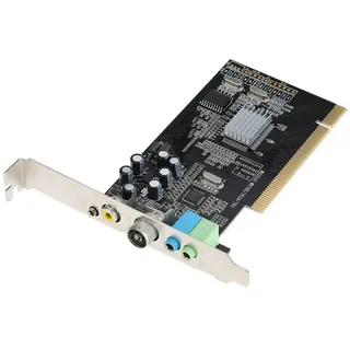SATMW PCI Interne TV-Tunerkarte MPEG Video DVR Capture Recorder PAL BG PAL I NTSC SECAM PC PCI Multimedia-Karte Fernbedienung