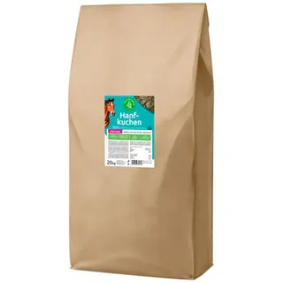 Hanf Gesundheit Hanfkuchen (Hanfpellets oder Hanfflocken) für Pferde, 20 kg Velikost: FLOCKEN