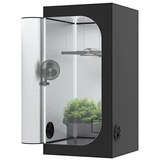 The Hookah Growzelt 80 x 80 x 160 cm Schwarz