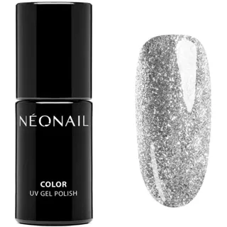 NÉONAIL UV Nagellack 7,2 ml - Silber - Twinkle White - NÉONAIL Farben - UV Lack Glitzer - Gel Nägel - Nageldesign