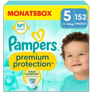 Pampers Premium Protection Gr.5 Einwegwindel, 11-16kg, 152 Stück