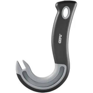 Gefu Dosenöffner Pullto, Schwarz, Grau, Kunststoff, 9x1x15.5 cm, Kochen, Küchenhelfer, Dosenöffner