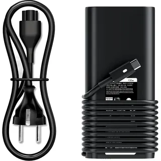 130W USB C Netzteil Ladegerät für Dell XPS 15 9500 9510 9520 9575 17 9700 9710 9720 Precision 3560 5530 5550 5560 5750 5760 Latitude 5420 7310 7410 9410 K00F5 M0H25 Laptop Ladekabel