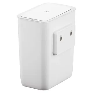 EKO - Morandi Smart Sensor Abfalleimer zur Wandmontage 8 Liter - Plastic - Weiß - Weiß
