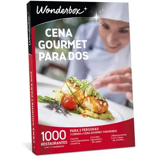 WONDERBOX - Geschenkbox - Gourmet Abendessen für zwei - Zusammen eine gemeinsame Leidenschaft leben, geeignet als Erfahrungen für 2 Personen, Geschenkideen