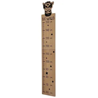 Meinposten Messlatte Messlatte Kinder Holz 60-150 cm Größenmesser Jungen und Mädchen (1-tlg) braun