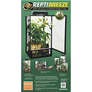 Zoo Med Reptibreeze Freiluft Aluminium Gaze Terrarium