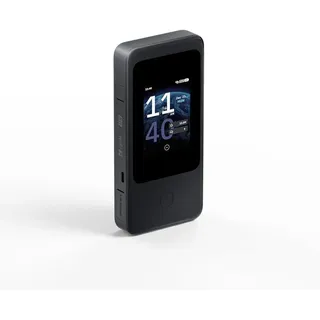 GL.iNet GL-E5800 EU MUDI 7 5G Tri-Band Wi-Fi 7 Reiserouter mit eSIM | Tri-Band Wi-Fi 7 mit 5G, eSIM und Dual-Nano-SIM, 2.5G Ethernet, 2,8 Zoll Touchscreen, 13,5h Akku, 700 Mbps VPN
